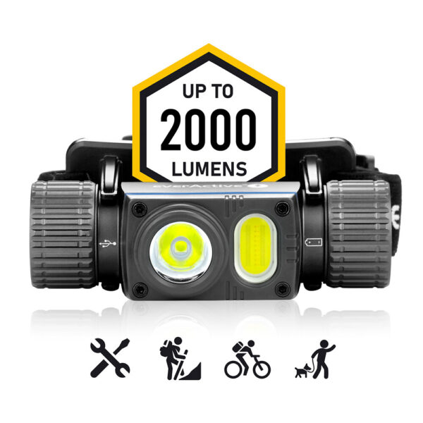 ladowalna-latarka-czolowa-led-everactive-hl-2000r-force-pro-8 Ładowalna latarka czołowa LED everActive HL-2000R Force PRO