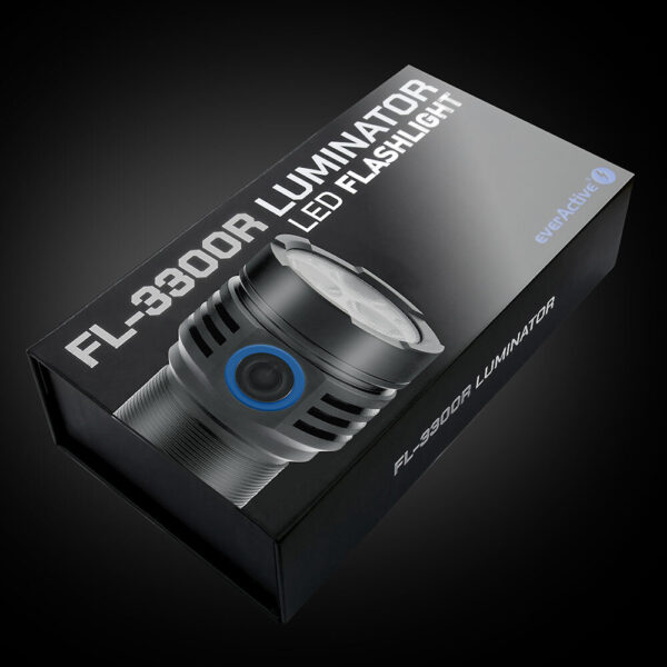 ZESTAW Latarka everActive FL-3300R Luminator 3300lm + Akumulator 26650 5200mAh