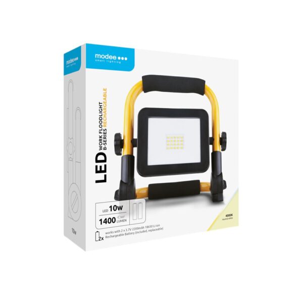 Lampa robocza LED Modee 10W USB-C ML-FLWS4000K10W-B