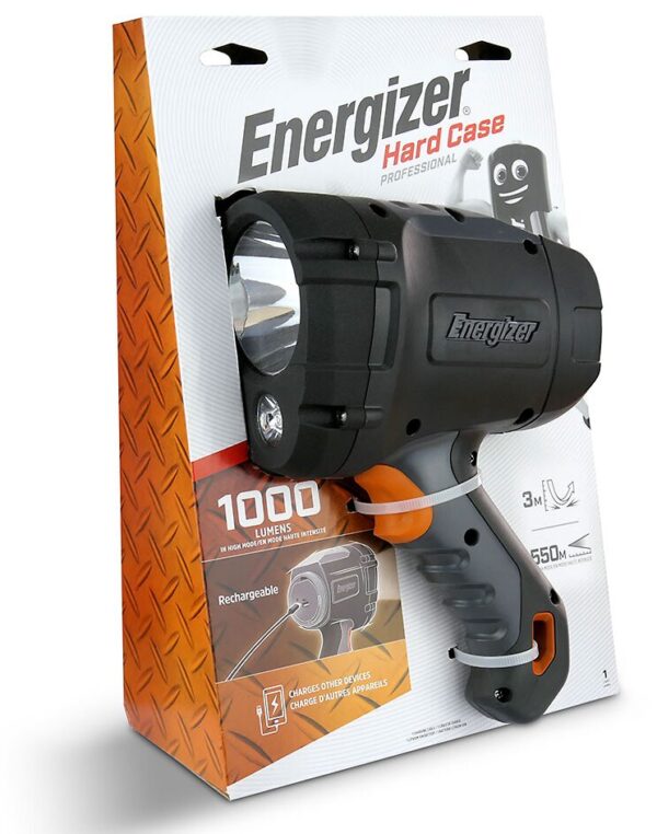 Szperacz LED Energizer Hard Case Rechargeable Spotlight 1000lm