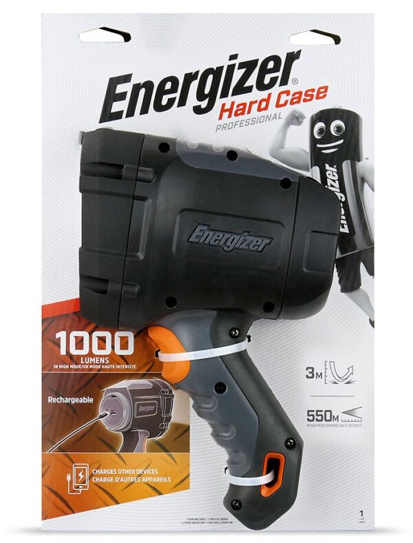 Szperacz LED Energizer Hard Case Rechargeable Spotlight 1000lm