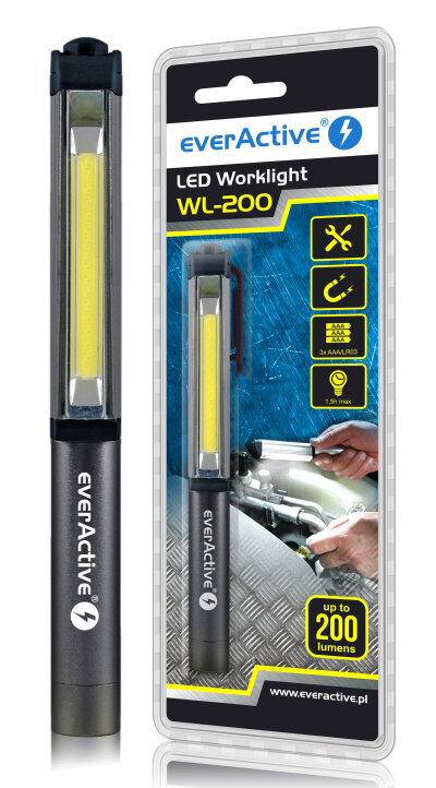 Zestaw latarek LED everActive HL-150 + WL-200 COB