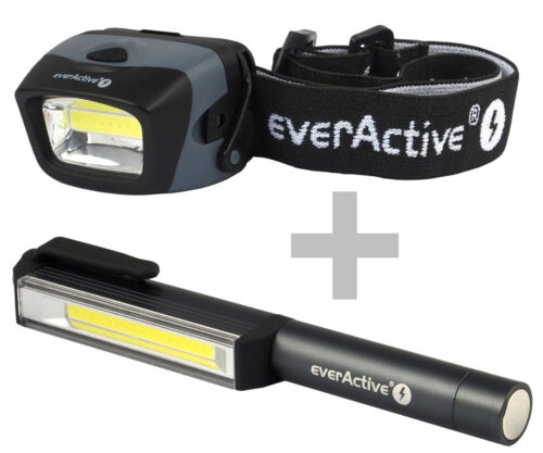 zestaw-latarek-everactive-hl-150-wl-200 Zestaw latarek LED everActive HL-150 + WL-200 COB